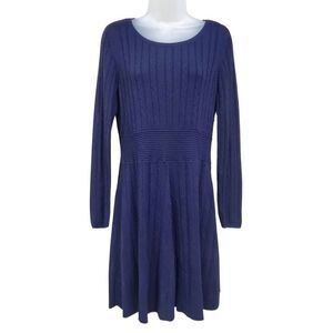 Jessica Simpson deep navy blue long-sleeve dress / Women's Large